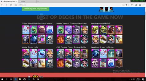 clash royale deste|clash royale deck shop.